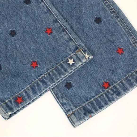 Madewell Rivet & Thread Embroidered Star Jeans - Picture 5 of 6
